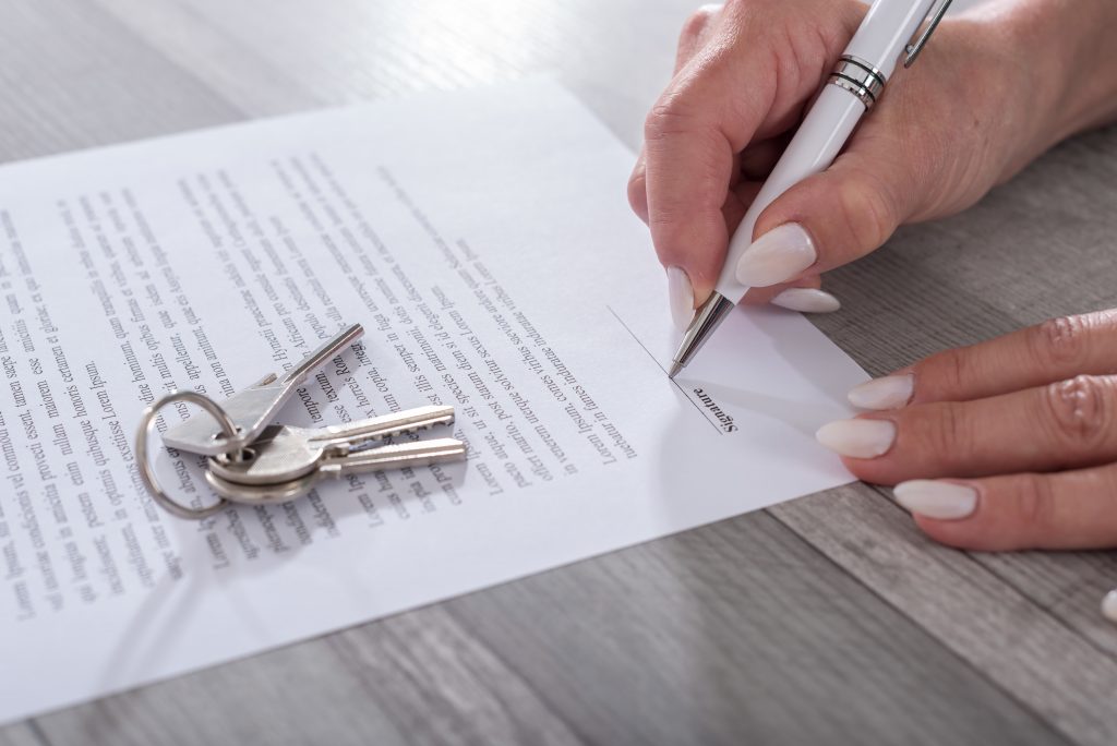 signing a commercial lease
